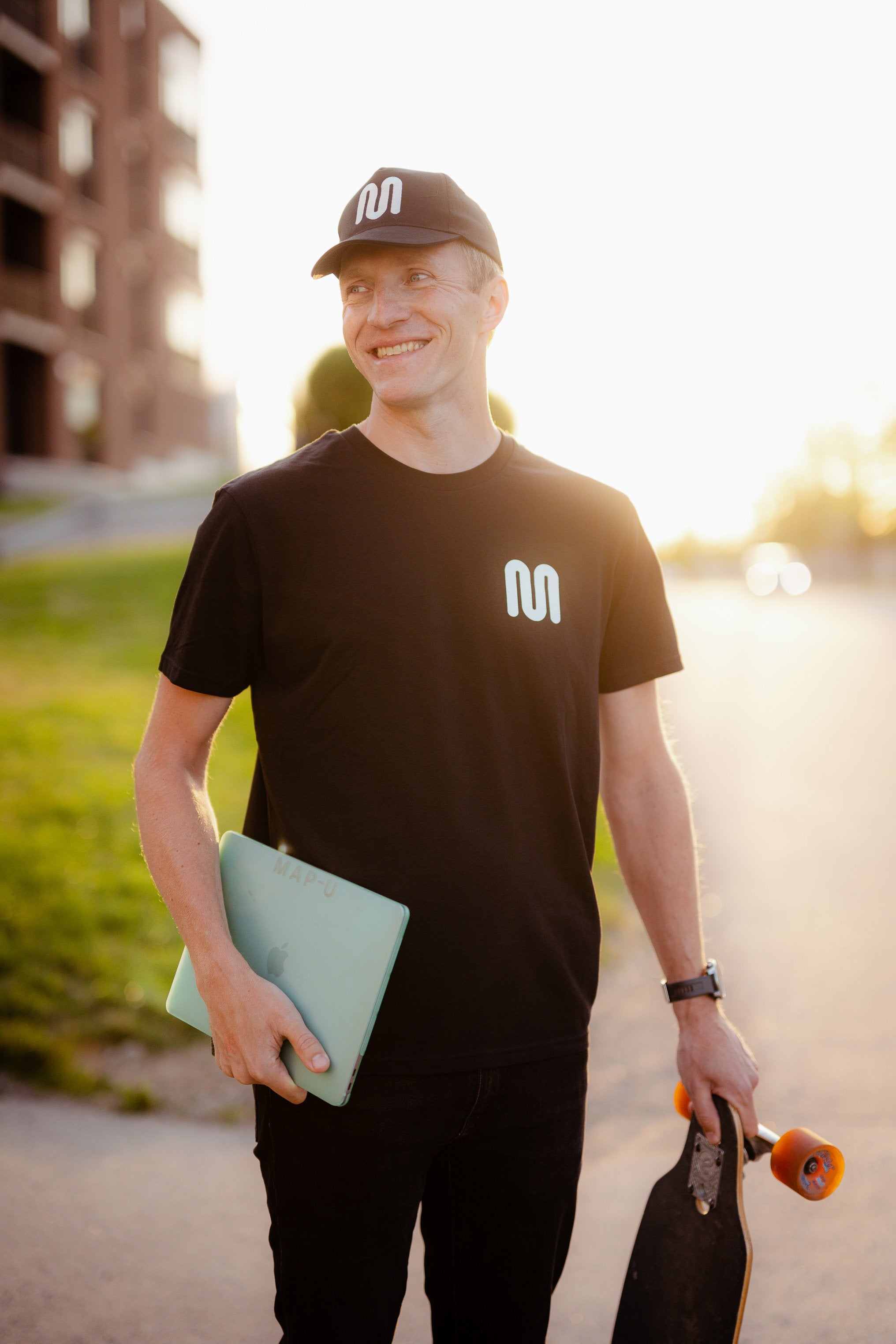 Logo tee and cap